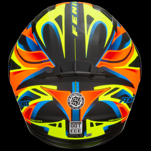 Casco Amatista Fenix Nar/Ama/azul Hax